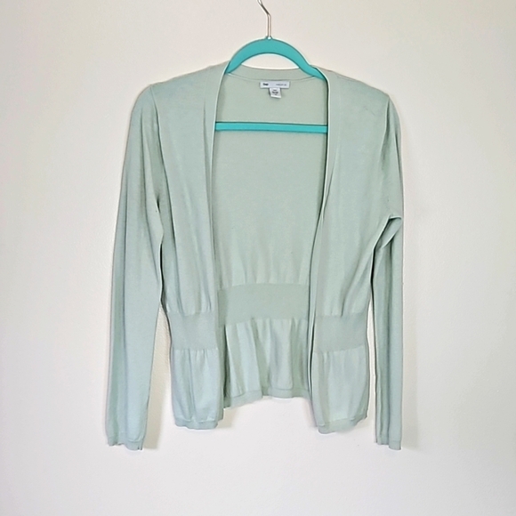 Gap Women’s Mint green open front Cardigan size xsmall GUC - Picture 1 of 5